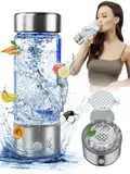 Wasserstoffwasserflasche, 420 ml Wasserstoffwassergenerator, mit SPE- und PEM-Technologie, erzeugt schnell Wasserstoffwasser in drei Minuten,geeignet for Büro, Sport, Reisen, Geschenke