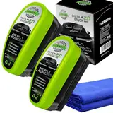 150 Ml Oil Film Cleaning Brush, 2 Autoglas-öLfilmreiniger Auto, Schnefie Scheibenreiniger, Oil Film Remover For Car, Glass Cleaning Board, Ölfilm-Entferner für Windschutzscheiben Autoscheiben