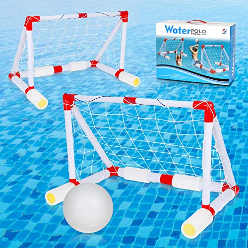 Jirmerp Pool Spielzeug,Schwimmbad Spielzeug für Erwachsene Kinder Sommer Pool Volleyball Spielzeug Zwei Türen Pool Strand Spiele Ball Floating Kinderspielzeug für Strand Schwimmbad