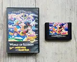 Mega Drive - World of Illusion: starring Mickey Mouse Donald Duck - (OVP Anl.), gebraucht - sehr gut