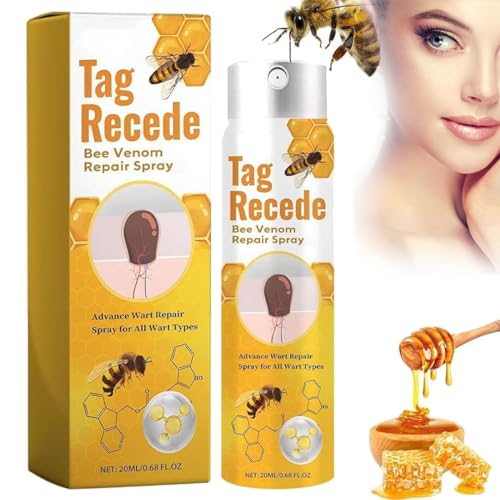 Tag Recede Bienengift Spray,2/3 Stücke Tagrecede Bienengift Spray, Aqa™ Tagrecede Bienengift Behandlungs Spray Bienengift Für Alle Hauttypen (1 PC)