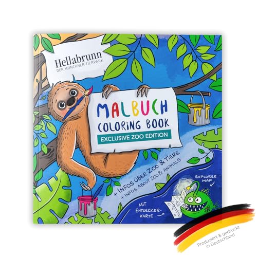 Malbuch TIERPARK HELLABRUNN: Exklusive Zoo-Edition