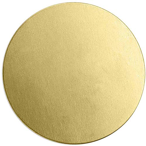 BAIWANLIN H62 Brass Runde Platte MessingPlattendichtung Folie Blech Für Metallbearbeitung Dicke: 2.5 mm,Diameter:100mm 1pcs