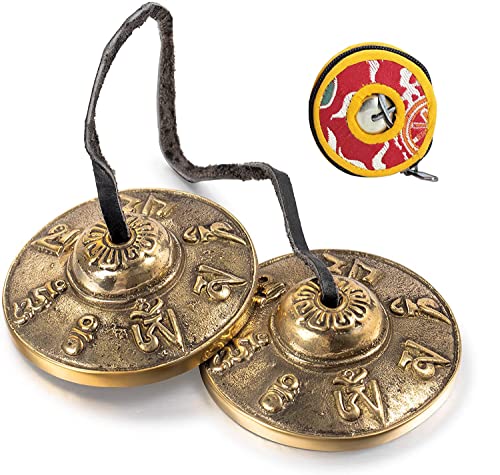 Tibetan Tingsha Glocke,Tibetische Meditation Glocke,Tingsha Bells,Meditationsglocke,Zimbeln Instrument,Tingsha Glocke,Tibetische Tingsha Glocke (A)