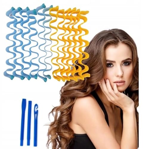 Deni Carte Papiloten Haarwellen Effekt Welle Beach Wave look 12pcs 45cm Deni Carte