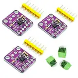 Hailege 3pcs MAX98357 Class D Audio Amplifier Board I2S 3W DAC Decoder Breakout Module Filterless Audio AMP Board