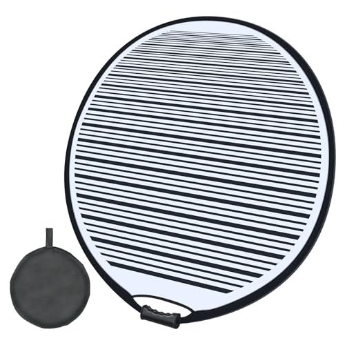 Alftek Dellenreflektorboard 80 cm Faltbar Streifen Reflektor Auto Line Board Flexible LED Linie Dent Panel Remover Tool für Fix Karosserie, Dellensegel Ausbeulwerkzeug Reparaturset, Auto Beulen Reflek