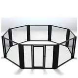 DONATIF - MMA-Käfig Achteckig - Kampfsportausrüstung 7 x 7 m - Boxing Fitness ohne Stahlboden - Kampf und Training Professionelles Fitnessstudio