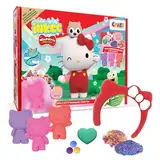 INKEE Geschenkbox Hello Kitty Badeset Kinder - 7 Badezusätze für Kinder, Hello Kitty Badekugeln & Badesalz Kinder mit Jojoba Öl & verschiedenen Aromen