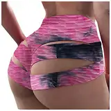 Generisch Workout High Eiskunstlauf Hosen Schwarz (XL)
