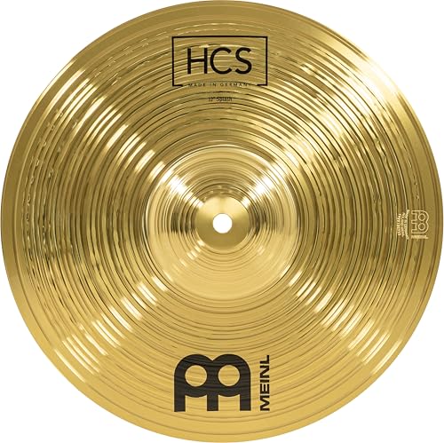 Meinl Cymbals HCS Splash — 12 Zoll (Video) Schlagzeug Becken (30,48cm) Messing, Traditionelles Finish (HCS12S)