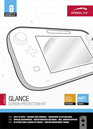 Speedlink Schutzfolien-Kit für Wii U - GLANCE Screen Protection Kit - klar/transparent