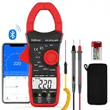 Bluetooth Clamp Meter Zangenamperemeter, Kethvoz Anto Range True-RMS Stromzange NCV Voltmeter 570S-APP Measure AC/DC Spannung Strom,Durchgang Widerstand Kapazität Temperatur