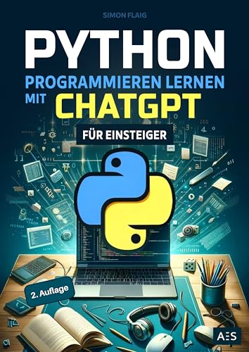 Python programmieren lernen mit ChatGPT: Als Einsteiger 5-mal schneller professionelle Anwendungen programmieren mithilfe von Künstlicher Intelligenz (KI)