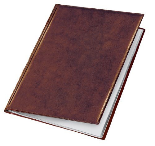 VELOFLEX 4402760 - Sichtbuch „de Luxe“ Exquisit, DIN A4, Präsentationsmappe, Sichtmappe, Speisekartenmappe, braun