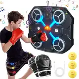 MeYuxg Music Boxing Machine, Bluetooth Musik Boxen, Smart Music Boxing Machine, Boxing Machine mit Boxhandschuhen, Wandmontierte Boxmaschine, Boxen Training Geräte für Erwachsene und Kinder