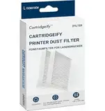 Cartridgeify Feinstaubfilter für Laserdrucker, 2 Stück, Filtergröße 150 x 100 mm