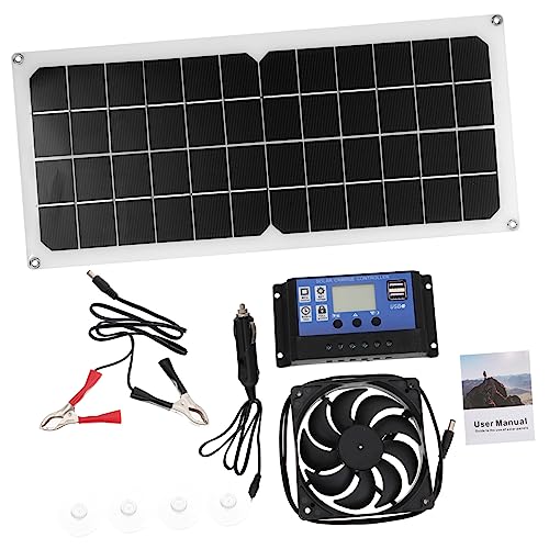 OFFSCH Solar-dachbodenventilator-kit Solarbetriebener Für Die Zucht Von Haustieren
