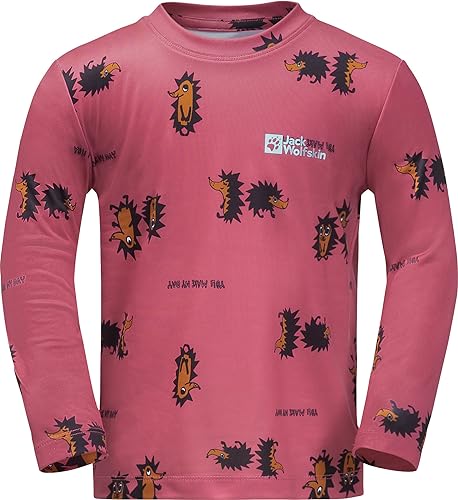 Jack Wolfskin GLEELY Print Longsleeve K Soft pink 51 128