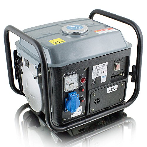 BITUXX® 850W Benzin Notstromaggregat Stromgenerator Stromerzeuger Stromaggregat Notstrom Generator