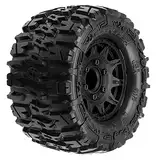 1/10 Trencher F/R 2.8" MT Tires Mounted 12mm/14mm Black Raid (2)