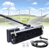 SAIYERUS Teleskopstange PV-Panel-Schuhreinigungsmaschine, Professionelle elektrische Solarreinigung Geräte, Solarreinigungsroboter, Wasserbürsten-Reinigungswerkzeug für Außenfensterglas,3.5M/11Ft