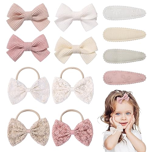 12 Stück Baby Haarspangen Haarspangen Mädchen Haarschmuck Mädchen Haarschleifen Mädchen Baby Kinder Haarschmuck für den Alltag Partys Shows Fotografie und Festivals