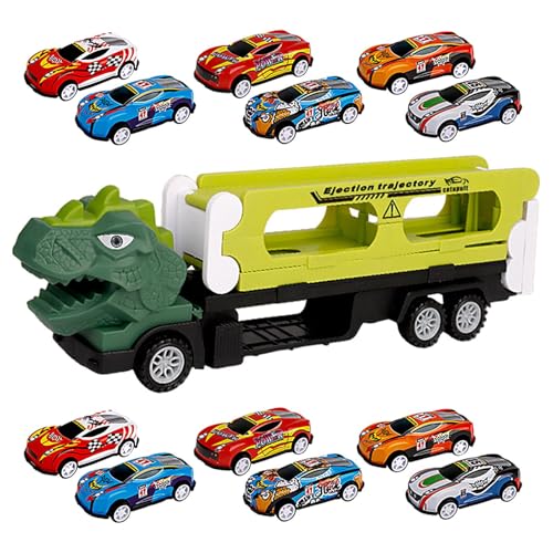 Dinosaurier -LKW -Spielzeug - Kinder Transportfahrzeug mit Lagerfach, Abenteuerspiel -Set | Pädagogische Täuschung Spielen Spielzeug für Jungenmädchen, robuster LKW mit Dinosaurierfiguren für Fan