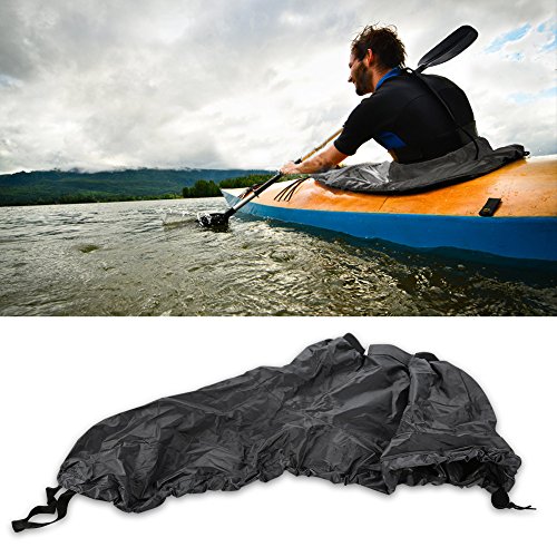 Tbest kajak spritzdecke, Kajak-Sprührock, Kajak Spritzdecke Spritzschutz Nylon Universal Verstellbarer Kajak Kayak Boat Spray Skirt Cockpit Cover wasserdichte Abdeckung Wassersport Kajak Zubehör