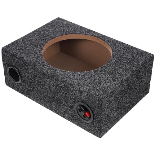 Uonlytech Versiegeltes Mit Teppich Ausgelegtes Subwoofer-Gehäuse 8-Zoll-Subbox-Ersatz DIY-Zubehör Schwarz 8 Zoll