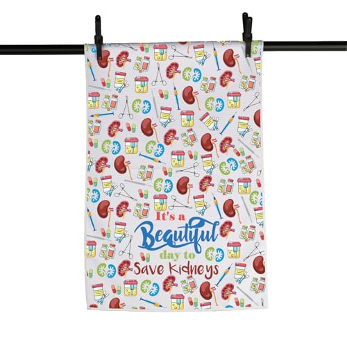 Nephrologe Geschenk Urologe Geschenk Nephrologe Dankeschön Geschenk Retten Nieren Küchentuch für Nierenarzt (Nierenhandtuch)