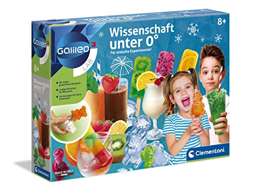 Clementoni Galileo Lab – Wissenschaft unter 0°, Experimentierkasten zum Selbermachen von EIS, Spielzeug für Kinder ab 8 Jahren, köstliche Experimente fürs Kinderzimmer von Clementoni 59166