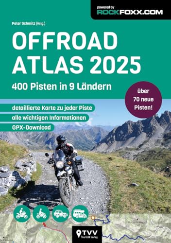 Offroad Atlas 2025: 400 Pisten in 9 Ländern