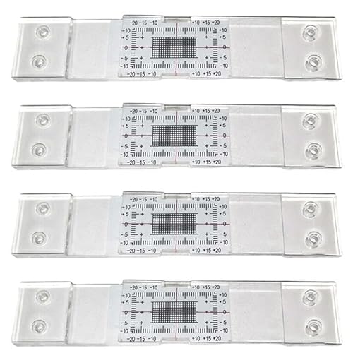 Tedious Rissmonitor Set | Acryl Risse Überwachung Datensatz | Riss Messgerät Überwachung Messgerät | Präzises Lückenlineal zur Erkennung von Wandverformungen und Rissen