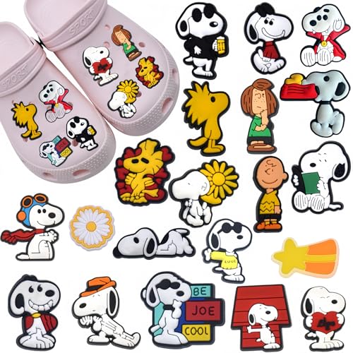 22 Stück Kinder-Schuhdekoration Pins Schuhanstecker Kinder Shoe Charms PVC Schuhschmuck Cartoon Anime Schuh Pins Stecker Dekoration DIY Schuh Geeignet für Jungen, Mädchen und Teenager(B)