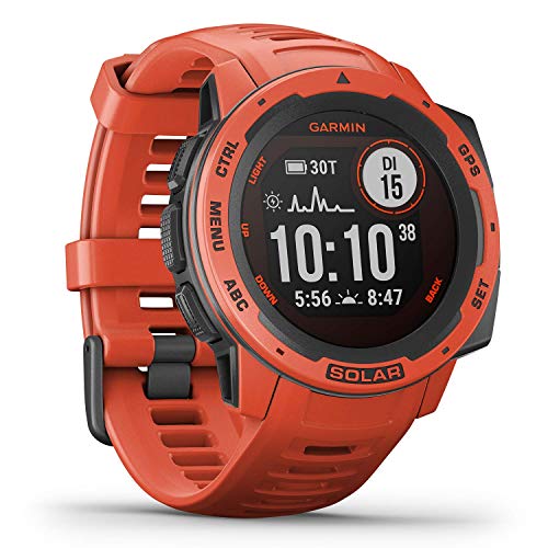 Garmin Instinct - wasserdichte GPS-Smartwatch mit Sport-/Fitnessfunktionen. Herzfrequenzmessung am Handgelenk, Fitness Tracker und Smartphone Benachrichtigungen. Viele Modelle zur Auswahl