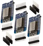 AZDelivery 3 x D1 Mini NodeMcu mit ESP8266-12F WLAN Module CH340G Lua kompatibel mit Arduino inklusive E-Book!