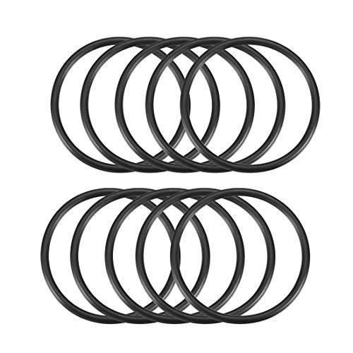 sourcing map 10St Metrische Nitrilkautschuk O-Ringe Dichtung 51mm AD 45mm ID 3mm Breite