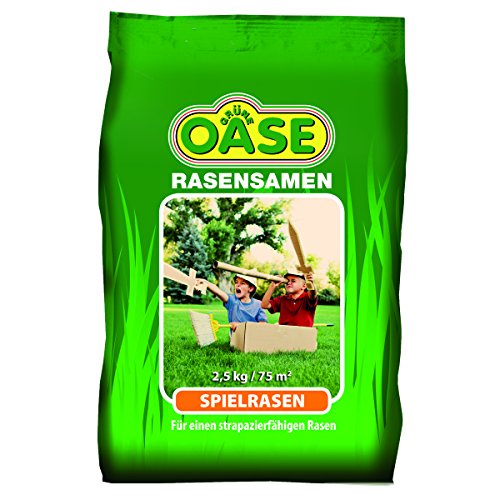 Grüne Oase Rasensamen GO-110 Spielrasen 2,5 kg, grün