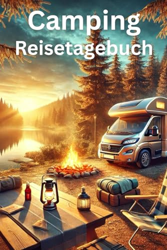 Camping Reisetagebuch: Vorgedrucktes Camping Logbuch für Wohnmobil, Wohnwagen & Zelt – Perfekt zur Dokumentation von Campingplätzen, Routen & Erlebnissen