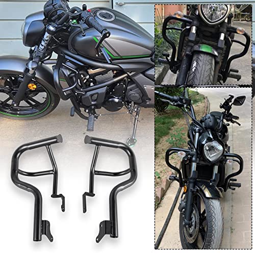 TAZGANTAX Motorrad Fallschutz Sturzbügel Motorschutz passend für K.wasaki Vulcan S 650 VN650 EN650 2015 2016 2017 2018 2019 2020 2021 2022 2023 2024 Gastankrahmen Seitenschutz Stoßschutz