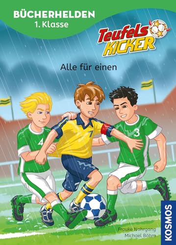 Teufelskicker, Bücherhelden 1. Klasse, Alle für einen: Leicht lesen lernen - Kinderbuch für Erstleser ab 6 Jahren - Spannende Fußballabenteuer mit den Teufelskickern