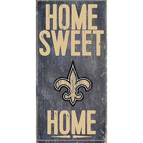 Fan Creations New Orleans Saints Offizielles NFL Holzschild, 36,8 x 24,1 cm, Home Sweet Home by 048487