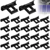 Solarpanel Wasserablauf Clips Schlammentfernungsclip Entwässerung Clips 22 Stück 30mm PV Module Reinigung Clips für Wasserablauf Solarmodul