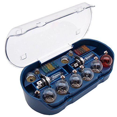 bemiX LKW 24V Lampen Set H7 30-tlg mit Sicherungen Nutzfahrzeug 24 Volt Beleuchtung Glühbirnen H7 KFZ Ersatzlampenset Lampe LKW Set H7 24V