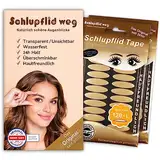 SCHLUPFLID TAPE® "lady size" (L) Augenlidliftig ohne OP [240 Stück] Kleine Schönheitshelfer für hängende Augenlider - Schlupflid Streifen im Doppelpack - Augenlidklebeband - Dermatest Note: sehr gut