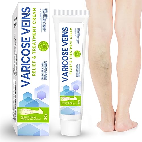 Krampfadern Creme, Venensalbe Nanovein Creme Gegen Krampfadern, Varicose Veins Cream, Stärkung der Kapillargesundheit, Verbesserung der Durchblutung und Linderung von müden und schweren Beinen