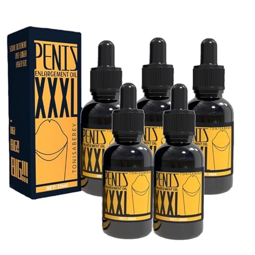 Penisvergrößerung Öl,Penisverdickung Wachstum Erhöhen Großer Schwanz Vergrößern Für Männer,Plus Size Pe-nis Schnellere Vergrößerung für Mann Potenz Wachstum Öl 10ML (5PC)