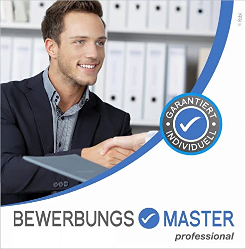 BEWERBUNGSMASTER professional 2025 | WindowsSoftware | Moderne Designs | Lebenslauf, Schreiben, Profil, Deckblatt | Mailbewerbung | Sichere Datenspeicherung auf PC | KeyCard mit Download+ Code