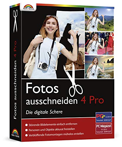 Fotos Ausschneiden 4 PRO Objekte Freistellen, Fotomontage Bildbearbeitung für Windows 11, 10, 8.1, 7